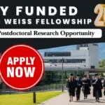 Fully Funded Branco Weiss Fellowship at ETH Zurich 2026 Postdoctoral Research Opportunity